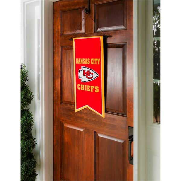 Kansas City Chiefs Black Flag Pole and Bracket Mount Kit