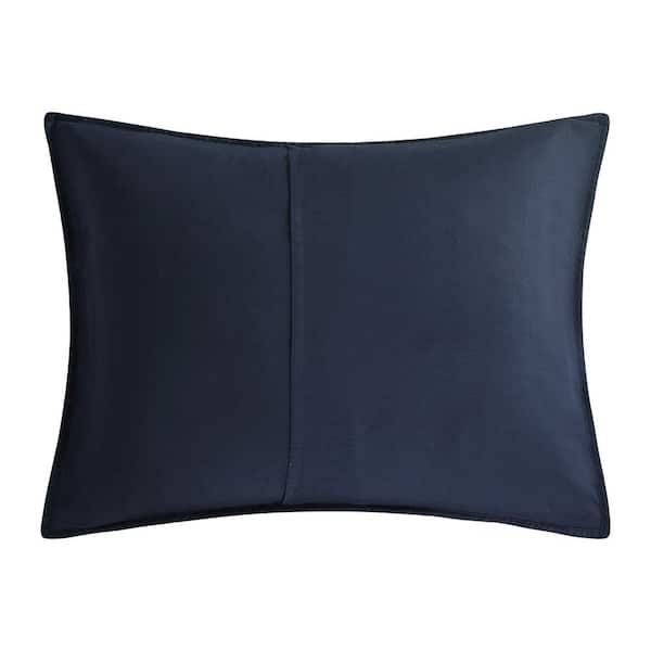 Nautica Adelson 1-Piece Navy Blue Striped and Plaid Cotton Twin