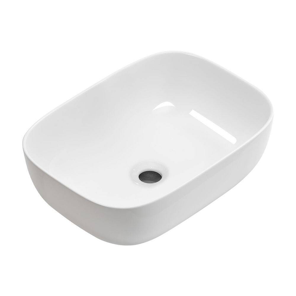 ARCERA 18 in x 13 in Ceramic Vessel Bathroom Sink in White price history on PriceWatchPro