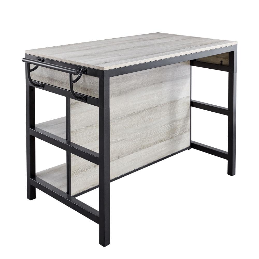 Driftwood Gray Transitional Counter Height Dining Table