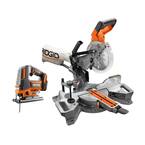 18V Brushless Cordless 2-Tool Combo Kit with 7-1/4 in. Dual Bevel Sliding Miter Saw and Jig Saw (Tools Only)