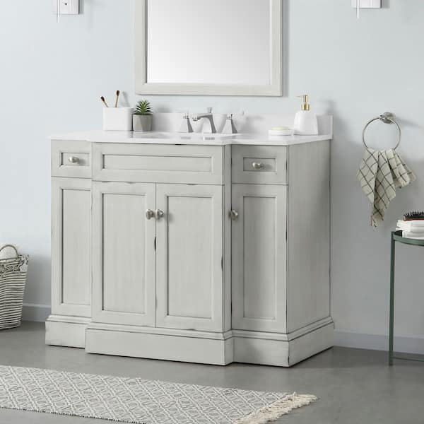 Home Decorators Collection Teagen 42 In, Bathroom Vanities With Tops 42 Inches