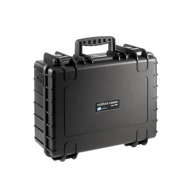 B and W 5000 Case with SI Foam, Black