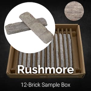 Old Mill Brick Sample Box Citadel Thin Brick 7.625 in. x 2.25 in