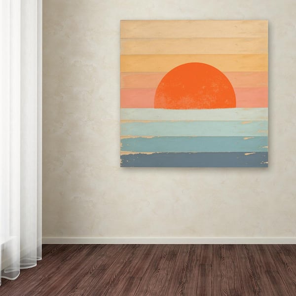 Trademark Fine Art Sunrise Over the Sea by Tammy Kushnir Nature