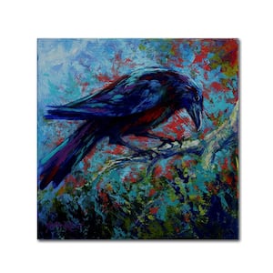 14 in. x 14 in. "Raven" by Marion Rose Printed Canvas Wall Art