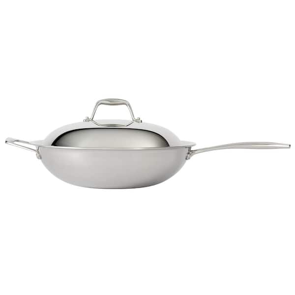 Tramontina Tri-Ply Clad Wok Stainless Steel 12 inch, 80116/046DS