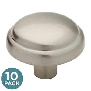 Liberty Essentials 1-1/8 in. (28 mm) Satin Nickel Cabinet Mushroom Knob (10-Pack)
