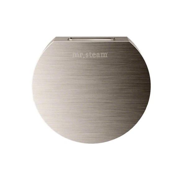 3 in. Replacement AromaSteam Round Steam Head in Brushed Nickel for iTempo/iTempo Plus