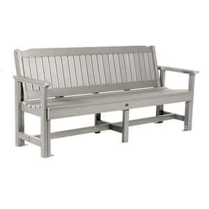 Sequoia 6 ft 3-Person Harbor Gray Recylced Plastic Outdoor Bench