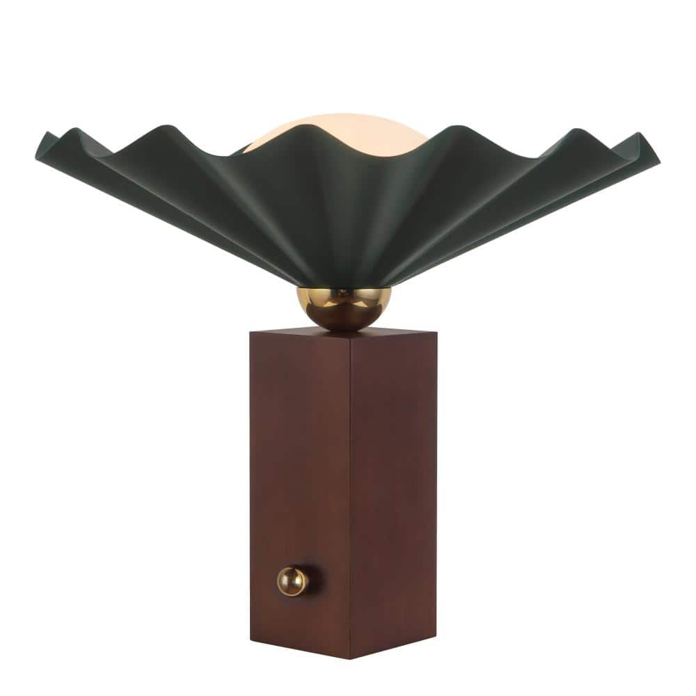 Furrow 14-in Pine Green Table Lamp price history on PriceWatchPro