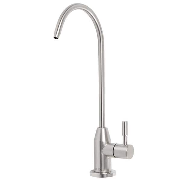 Single Handle Beverage Faucet with Lead-Free 304 Stainless Steel, Non-Air Gap, 360° Swivel in Brushed Nickel