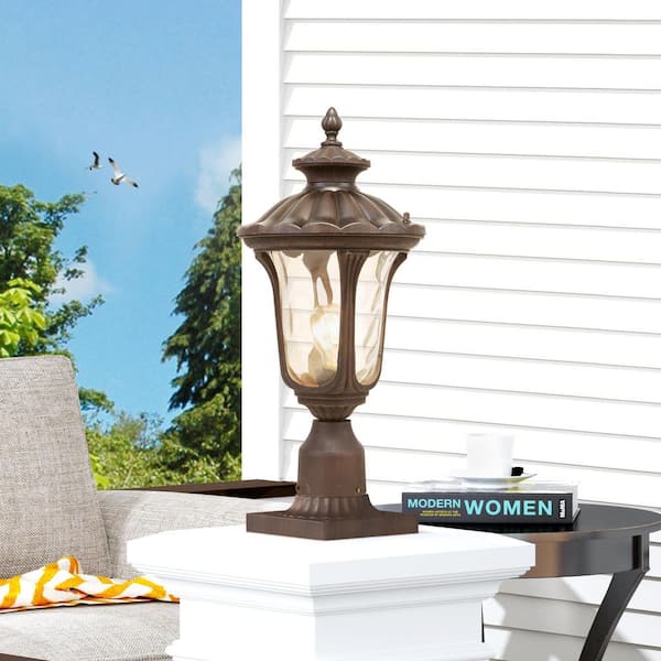 Oxford 1 Light Imperial Bronze Outdoor Post Top Lantern