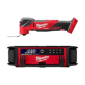 M18 FUEL 18V Lithium-Ion Cordless Brushless Oscillating Multi-Tool with PACKOUT Radio