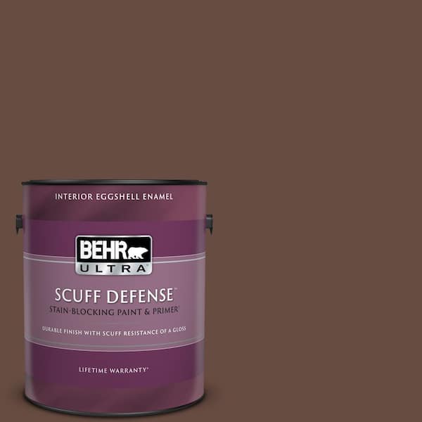 BEHR ULTRA 1 gal. #770B-7 Chocolate Sparkle Extra Durable Eggshell Enamel Interior Paint & Primer