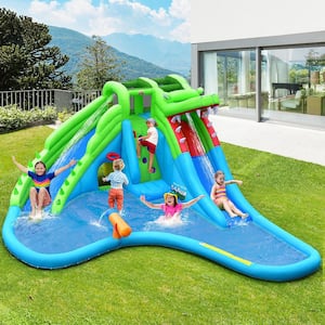 Inflatable Style Water Slide Upgraded Kids Bounce Castle with 780-Watt Blower