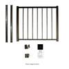 Aria Railing 36 in. x 48 in. Bronze Powder Coated Aluminum Preassembled Deck Gate Kit AGBZKIT4836