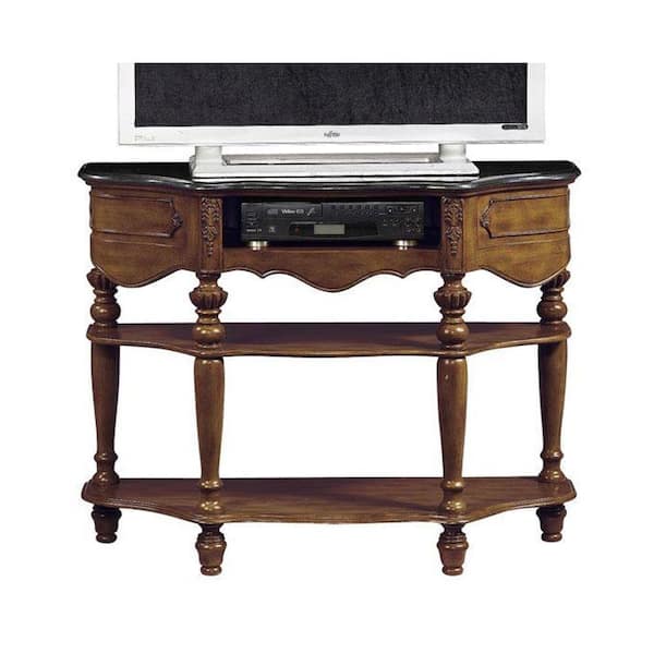 Home Decorators Collection 48 in. W TV Stand with Media Storage Baymond Plymouth Brown