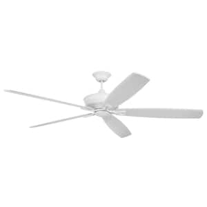 Santori 72 in. Matte White Finish Ceiling Fan w/Remote Control Smart Wi-Fi Enabled, works w/Alexa & Smart Home Devices