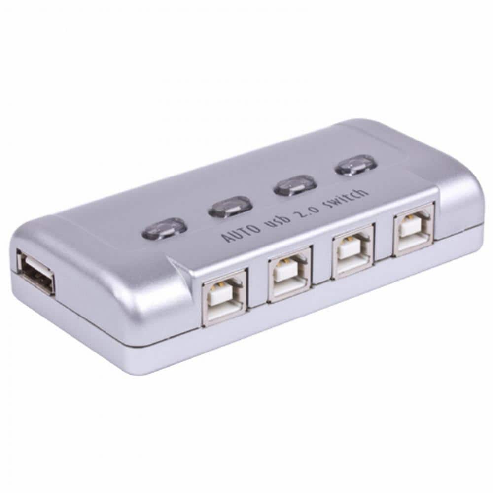 George Eliot beskæftigelse menneskemængde SANOXY USB 2.0 Printer Auto Sharing Switch (4-Port) SANOXY-DSV-USB-PRNT-SWT-4port  - The Home Depot