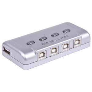 USB 2.0 Printer Auto Sharing Switch (4-Port)
