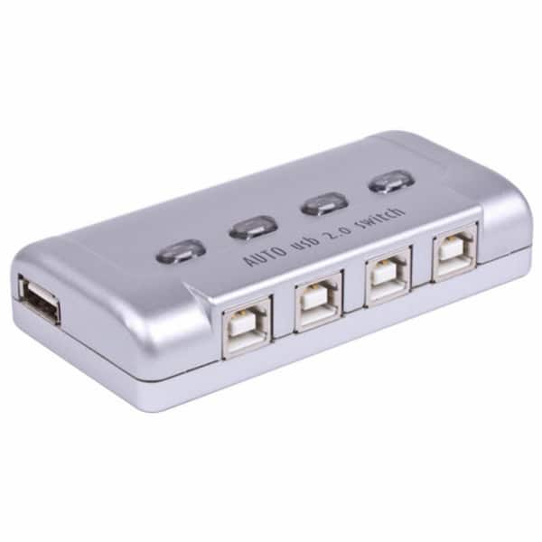 4-Port USB 2.0 Sharing Switch - 4 Computers Sharing 1 USB Device