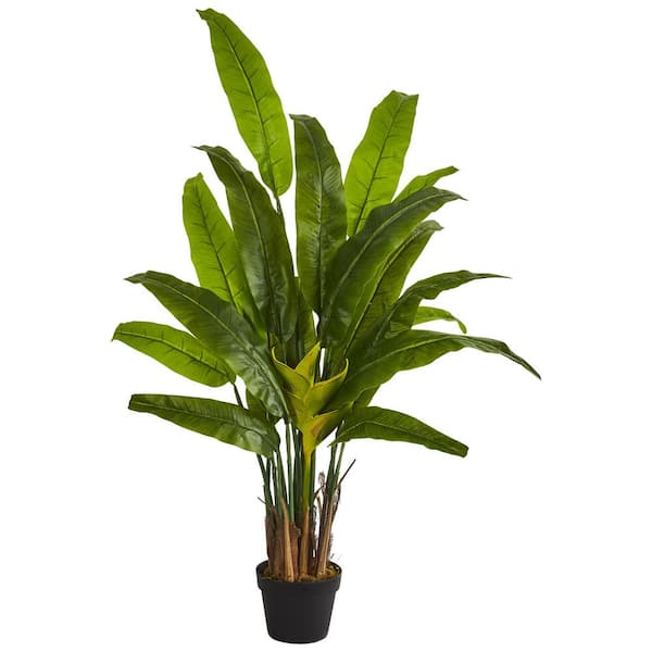 Nearly Natural Indoor 4.5 ft. Traveler's Palm Artificial Tree