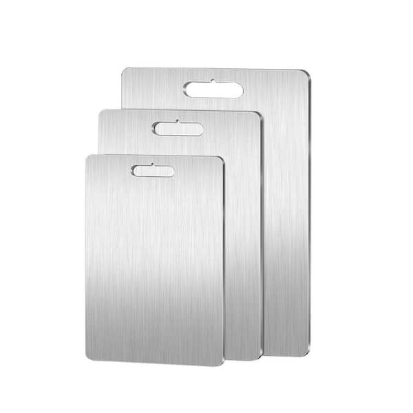 3 - Piece Cutting Board Set in S, M, L Sizes for Kitchen Use, Titanium Material, Double - Sided for Different Foods