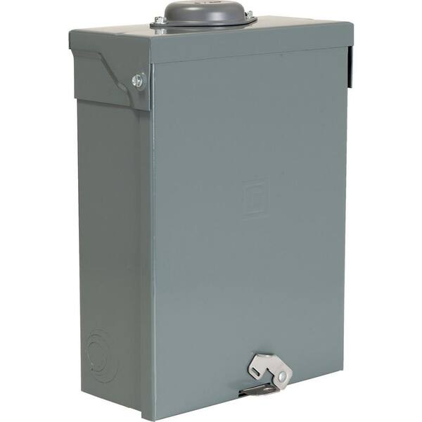 Square D QO 100 Amp 8-Space 16-Circuit Outdoor Main Lug Load Center with Cover