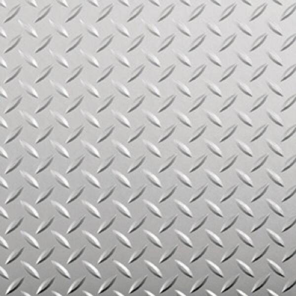 HDX Take Home Sample - Diamond Metallic Silver Vinyl Universal Flooring - 8 in. x 10 in.