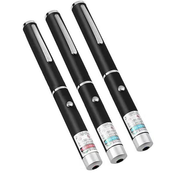 Lukyamzn Cat Toys Interactive Screen Laser Pen Green Red Blue Light Pet Chase Pointer Without Battery 3 Pack Mixed Color