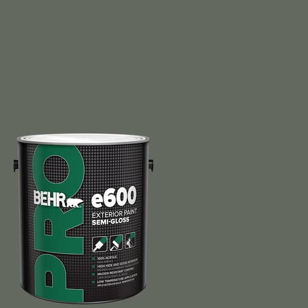 BEHR PRO 1 gal. #N410-6 Pinecone Hill Semi-Gloss Acrylic Exterior Paint