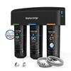 TSA 3-Stage Under Counter Water Filter System, NSF/ANSI 42 Certified Element, Direct Connect to Home Faucet