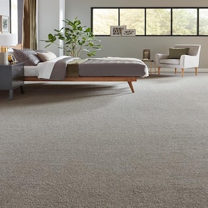 Tailored Trends II Regal Gray 47 oz. Polyester Textured Installed Carpet