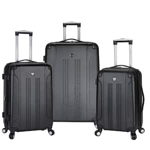 3-Piece Hardside Vertical Rolling Luggage Set with Spinners