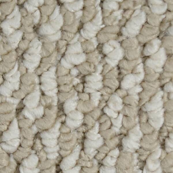 Home Decorators Collection 8 in. x 8 in. Berber Carpet Sample - Bayfield -Color Brentwood