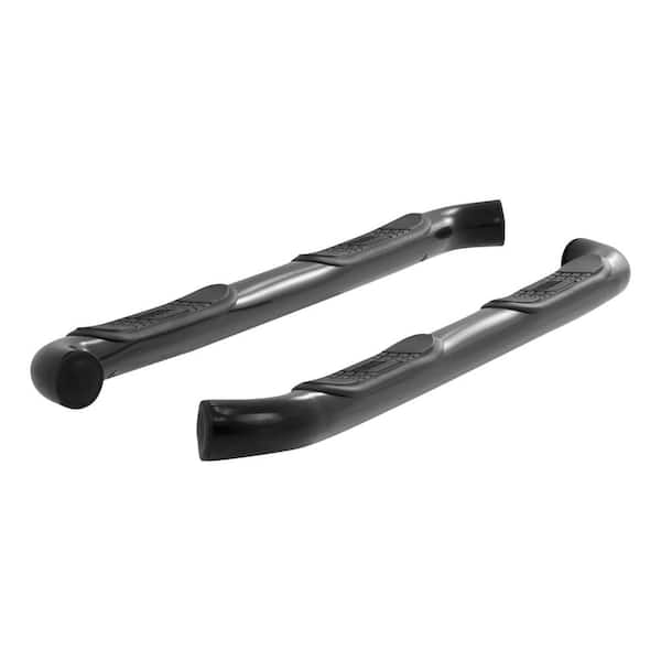 Aries 3-Inch Round Black Steel Nerf Bars, No-Drill, Select Dodge Nitro