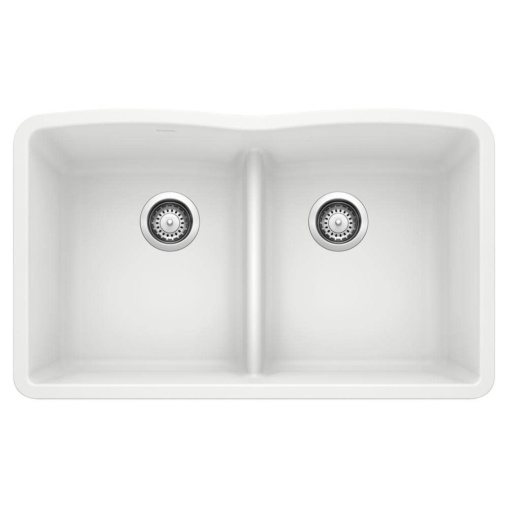 White Blanco Undermount Kitchen Sinks 442074 64 1000 