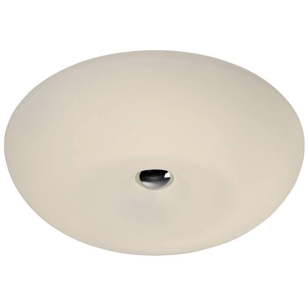 Varaluz Swirled 16.5-Watt Chrome Finish Integrated LED Flush Mount