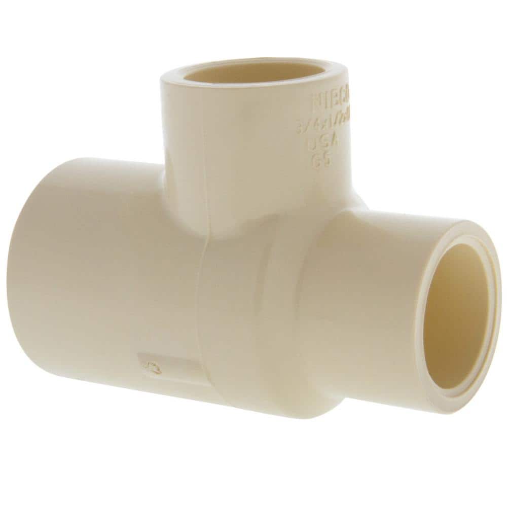 3/4 in. x 1/2 in. x 1/2 in. CPVC-CTS All Slip Reducing Tee Fitting price history on PriceWatchPro