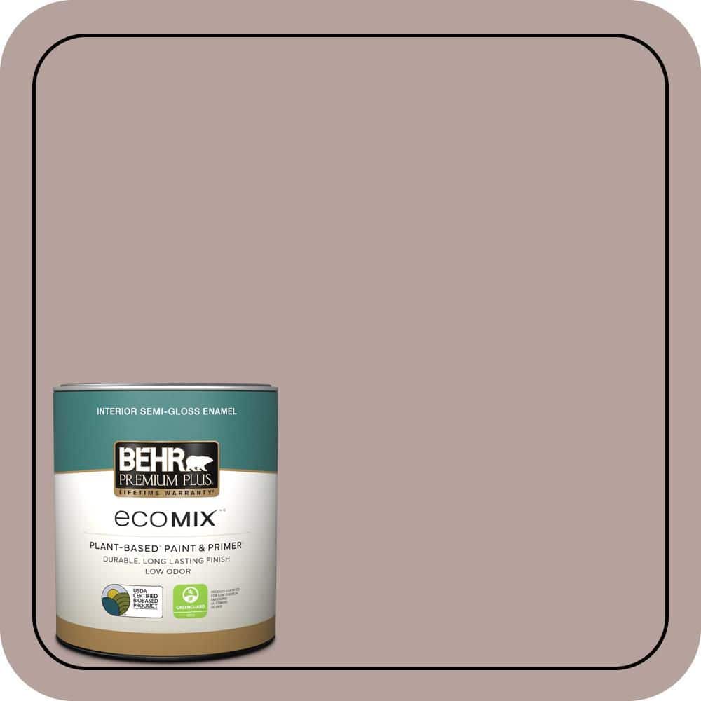 1 qt. #720B-4 Desert Echo Semi-Gloss Enamel EcoMix Plant-Based Interior Paint & Primer price history on PriceWatchPro