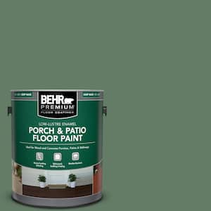 1 gal. #S410-6 Greener Pastures Low-Lustre Enamel Interior/Exterior Porch and Patio Floor Paint