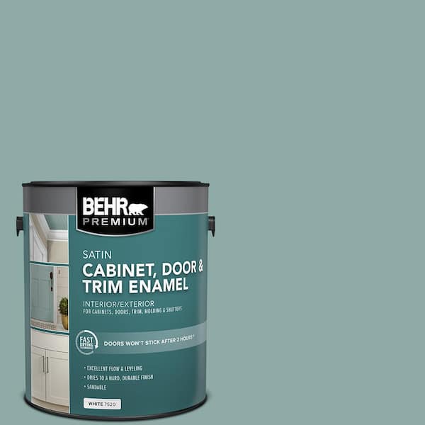 BEHR PREMIUM 1 gal. #HDC-CL-25 Oceanus Satin Enamel Interior