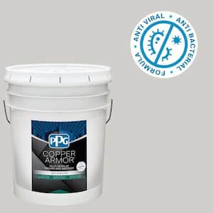 5 gal. PPG0997-1 Allegheny River Eggshell Antiviral and Antibacterial Interior Paint with Primer