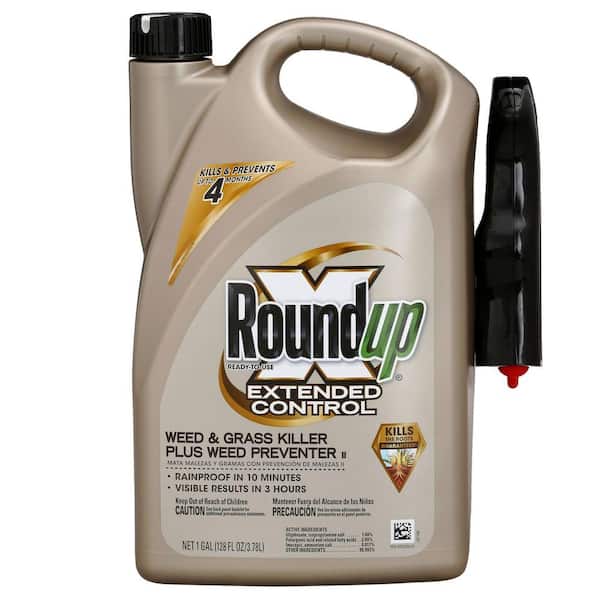 Roundup 1 gal. Ready-to-Use Extended Control Weed and Grass Killer Plus Weed Preventer II