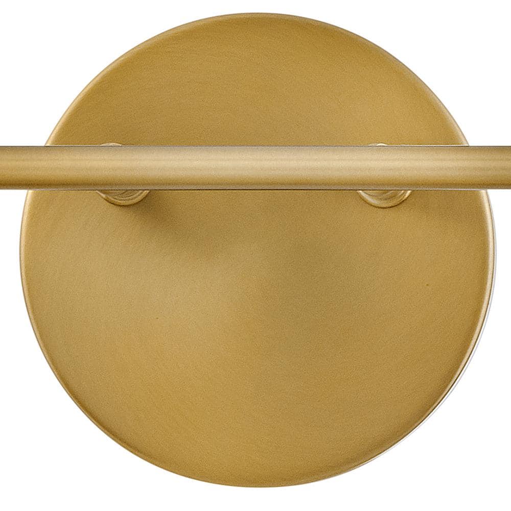 Seafoam and Brass 2-Light Dimmable Outdoor Vanity Light