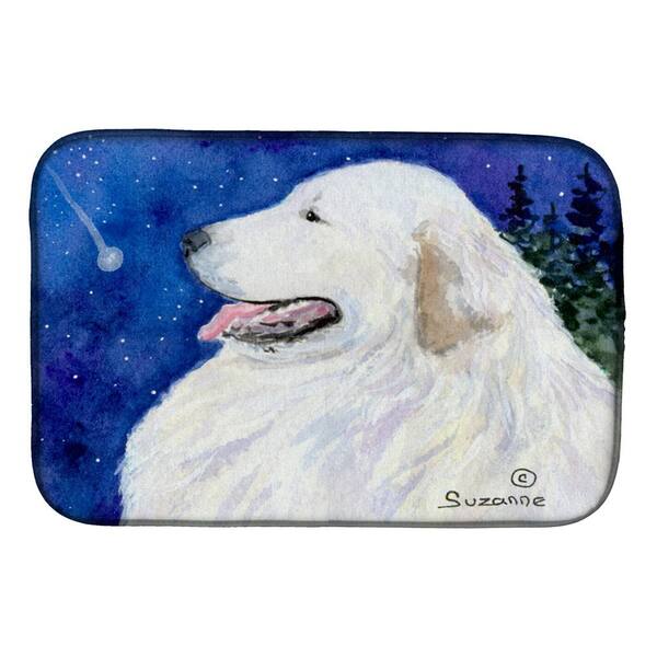 Caroline's Treasures SS8183DDM Great Pyrenees Dish Drying Mat