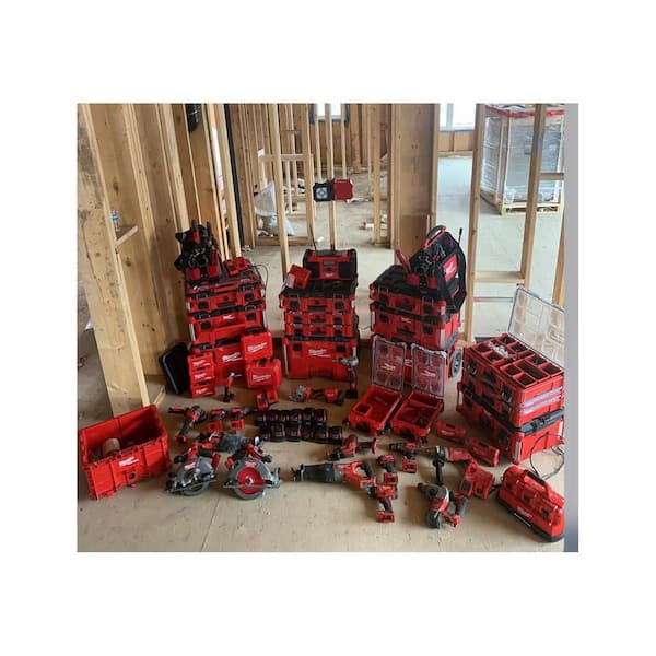 Milwaukee - PACKOUT 22 in. Medium Red Tool Box with 75 lbs. Weight Capacity