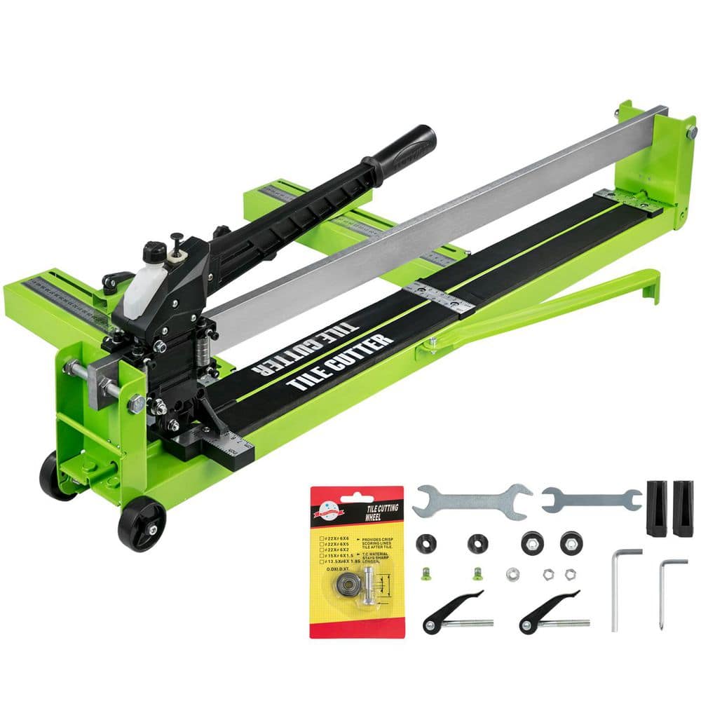 SKYSHALO 31.5 in. Manual Tile Cutter with All-Steel Blade Hand Tile ...