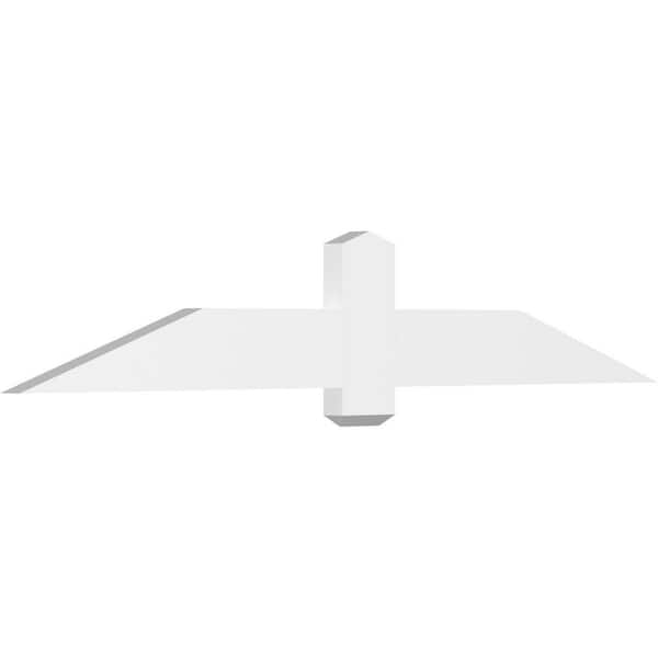 Ekena Millwork Eugene 72 in. W x 12 in. H x 2 in. D Signature Polyurethane Bracket
